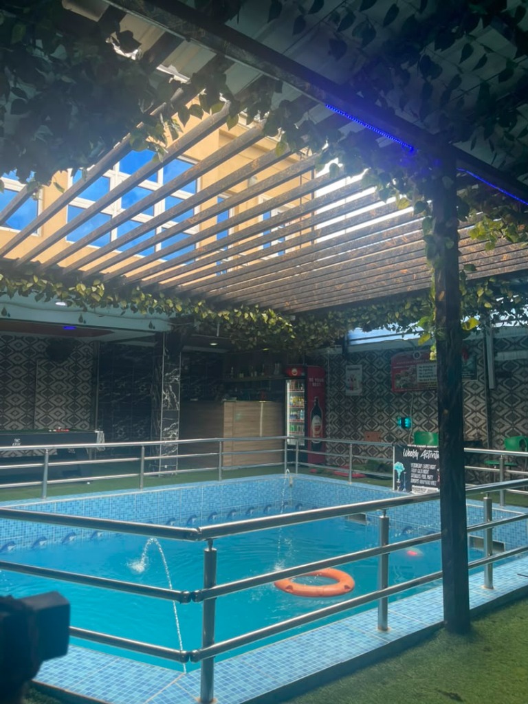 Sunlit Pool & Refreshments Bar